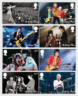 Groot-Brittannië / Great Britain - Postfris/MNH - Complete Set Rolling Stones 2022 - Ohne Zuordnung