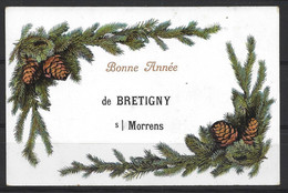 Carte P De 1914 ( Bonne Année De Bretigny-sur-Morrens ) - Morrens