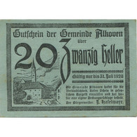 Billet, Autriche, Alkoven, 20 Heller, Eglise 1920-07-31, SUP, Mehl:FS 18Ia - Austria