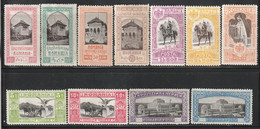ROUMANIE - N°192/202 * (1906) Exposition De Bucarest - Unused Stamps