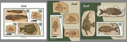 SIERRA LEONE 2022 MNH Fossils Fossilien Fossiles M/S+2S/S - OFFICIAL ISSUE - DHQ2219 - Fósiles