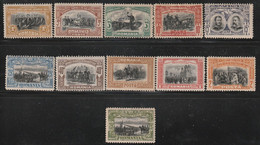 ROUMANIE - N°172/81+177a * (1906) 40e Anniversaire Du Gouvernement De Charles 1er - Unused Stamps
