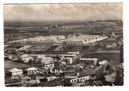 16533 "RIVOLI TORINESE-SCORCIO PANORAMICO E CASERMETTE"-VERA FOTO-CART. POST. SPED.1953 - Rivoli