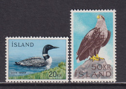 ICELAND - 1966-67 Birds Set Never Hinged Mint - Ungebraucht