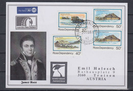 Ross Dependency 1961 (??) James Ross Commemorative Card (57728) - Brieven En Documenten