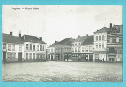 * Izegem - Iseghem (West Vlaanderen) * (Déposé Strobbe - Hoornaert) Grote Markt, Grand'Place, Square, Café Den Hert, TOP - Izegem