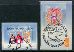 FINLAND 2000 Christmas Used.  Michel  1544A-45A - Usados