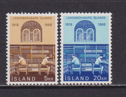 ICELAND - 1968 National Library Set Never Hinged Mint - Ungebraucht