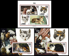 SIERRA LEONE 2022 - Cats. M/S + 2 S/S Official Issue [SRL220107] - Gatos Domésticos