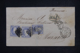 ESPAGNE - Lettre De Barcelone Pour Marseille En 1872 - L 121692 - Storia Postale
