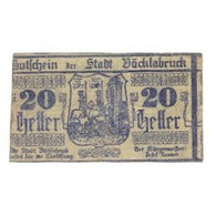 Billet, Autriche, Vöcklabruck O.Ö. Stadt, 20 Heller, Texte, 1919, 1919-11-29 - Austria