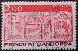 ANDORRE FR 1983 N°322/323 Oblitérés - 1f Brun-rose/2f Rouge - Ecu Primitif - Used - Oblitérés