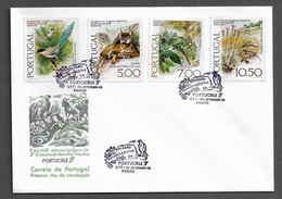 PORTUGAL FDC - 1976 Wildlife - Stamp Exhibition PORTUCALE '77 - CARIMBO PORTO (FDC#251) - FDC