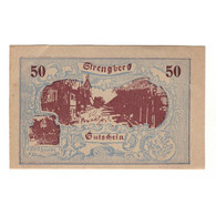 Billet, Autriche, Strengberg N.Ö. Gemeinde, 50 Heller, Texte 1, 1920 - Austria