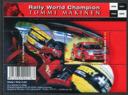 FINLAND 2000 Rally World Champion Block MNH / **  Michel  Block 23 - Ungebraucht