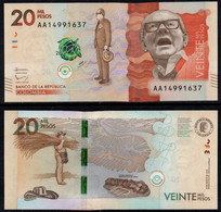 COLOMBIA - 2015 - $ 20.000 - ALMOST UNCIRCULATED. CONDITION 9/10 - Colombia