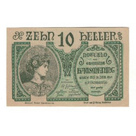 Billet, Autriche, Hausmening N.Ö. Gemeinde, 10 Heller, Valeur Faciale, 1920 - Austria