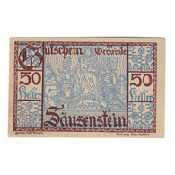 Billet, Autriche, Säusenstein N.Ö. Gemeinde, 50 Heller, Paysage 1, 1920 - Austria