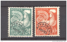 France  -  Préos  :  Yv  114-15   (*)     ,  N2 - 1953-1960