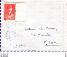 Y&T N° 472 Maréchal Pétain Oblitération Le Havre Pour Rennes - 1921-1960: Moderne