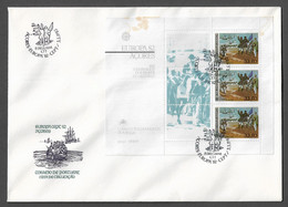 PORTUGAL FDCB - 1982 EUROPA Stamps - Historic Events - AZORES - CARIMBO PONTA DELGADA (FDCB#45) - FDC