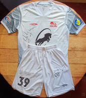 FC TRACTOR- SAZI, TABRIZ, IRAN- MATCH WORN SHIRT, FULL KIT, SIGNED, RARE - Uniformes Recordatorios & Misc