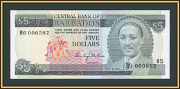 Barbados 5 Dollars 1975 P-32 (32a) UNC - Barbados