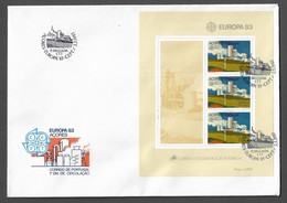 PORTUGAL FDCB - 1983 EUROPA Stamps -AZORES - CARIMBO PONTA DELGADA (FDCB#56) - FDC