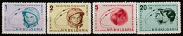 BULGARIE - PA N°98/101 ** (1963) Espace : Vostock V Et VI - Poste Aérienne