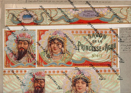 VALENCIENNES - PARIS - SAVONNERIE DES FLEURS - SAVONS "de La PRINCESSE D' AGRA" Et "des PRINCE De  KANDY" - 1929 - - Etiquettes