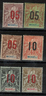 Mohéli - 1912 N°17/22 - Other & Unclassified