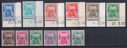 1946/55 - TAXE - YVERT N° 78/89 ** MNH - COTE = 140 EUR. - 1859-1959 Nuevos