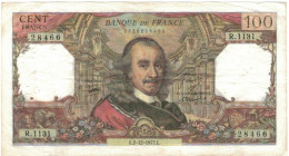 France, 100 Francs, Corneille, 1977, R.1131 28466, TTB, Fayette:65.59, KM:149f - 100 F 1964-1979 ''Corneille''