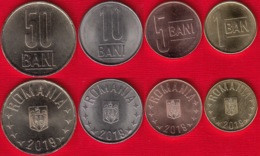 Romania Set Of 4 Coins: 1-50 Bani 2019 UNC - Roumanie