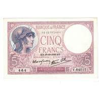 France, 25 Francs, Violet, 1939, V.64512, SUP, Fayette:4.12, KM:A83a - 5 F 1917-1940 ''Violet''