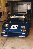 SPORT AUTO. 24 HEURES DU MANS 1995. PHOTO.  LA AIM/LAMBORGHINI N° 32.  TEAM LAMBORGHINI GT. CAT GRAND TOURISME - Auto's