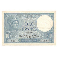 France, 10 Francs, Minerve, 1940, B.78195, TTB+, Fayette:7.18, KM:84 - 10 F 1916-1942 ''Minerve''