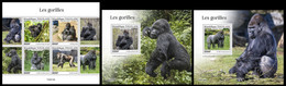 Togo  2022 Gorillas. (118) OFFICIAL ISSUE - Gorilles