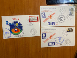 Lot De 3 Enveloppes 1978 - ESA / OTS 2 - Europe