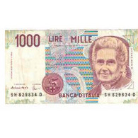 Billet, Italie, 1000 Lire, KM:114c, B - 1000 Lire