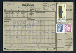 DDR / Telegramm Aus Dresden (D074) - Lettres