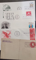 SO) 1962 USA, LOT OF COVERS FDC, EAGLE, MAZZEI, WASHINGTON - Autres & Non Classés