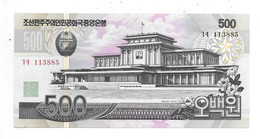 North Korea 500 Won  2007  44  Unc - Corea Del Nord