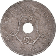 Monnaie, Belgique, 25 Centimes, 1908 - 25 Cent