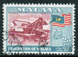 Malayan Federation 1957 Single 25c Stamp In Fine Used - Fédération De Malaya