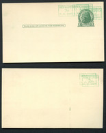 UX39 S56-1var Postal Card MULTIPLE SURCHARGE + DOUBLE ON BACK Mint Vf 1952 - 1941-60