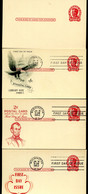 UX43 S60 4 Postal Cards Mint + FDC Cachets ArtCraft Artmaster HF 1952 - 1941-60