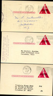 UX44 S61a 3 Postal Cards New York + New Jersey + Vermont 1956-57 - 1941-60