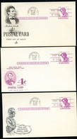 UX48 UPSS S66A 3 Postal Cards FDC LINCOLN 1962 - 1961-80
