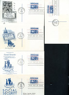 UX51 UPSS S69a 5 Diff. Postal Cards FDC 1964 - 1961-80